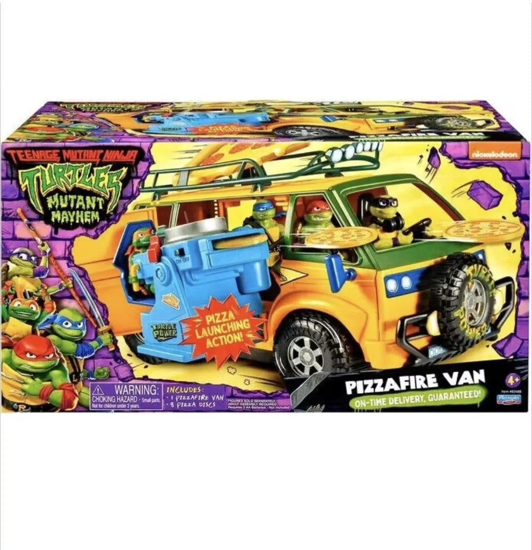 TMNT Mutant Mayhem Toy - PizzaFire Van