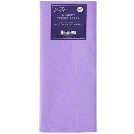 DESIGN BY VIOLET HANGPACK 66cm 6Pk PAPIER DE SOIE - LILAS