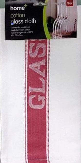 H+ – 1pc Cotton Glass Cloth – Red, Green & Blue