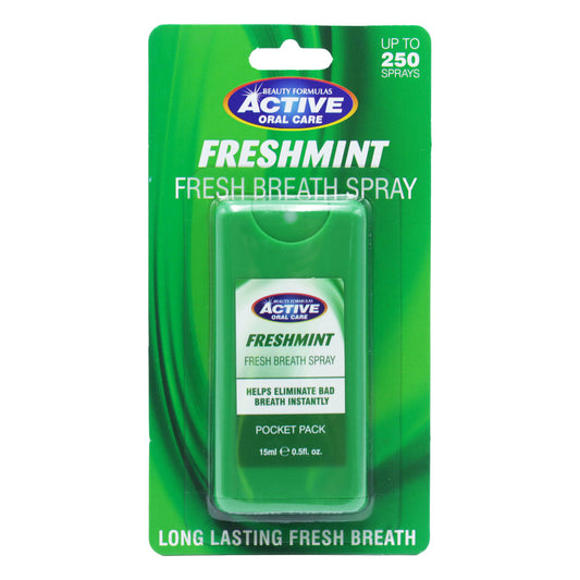 BEAUTY FORMULAS ACTIVE FRESHMINT POCKET BREATH  SPRAY