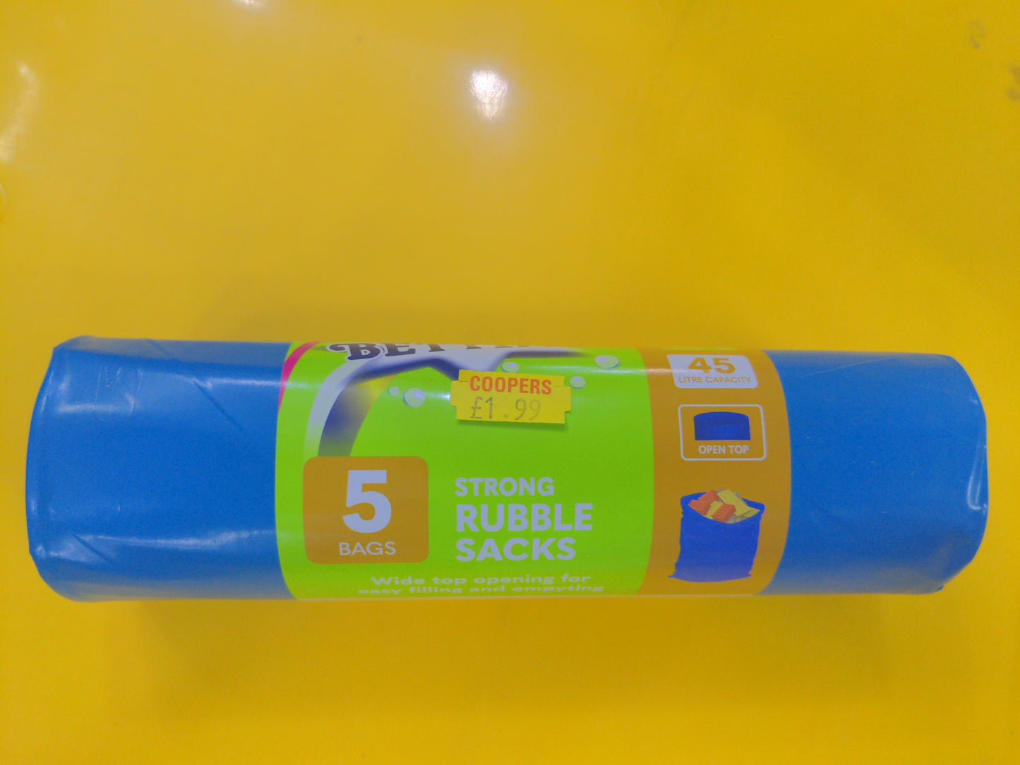 Bettina 5pcs Strong Rubble Sacks 45L