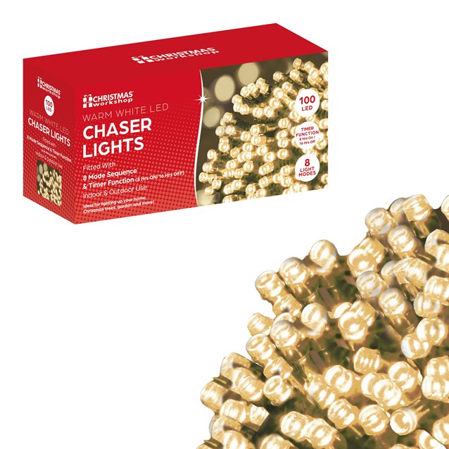 100 Warm White Fairy LED Christmas Decoration Lights