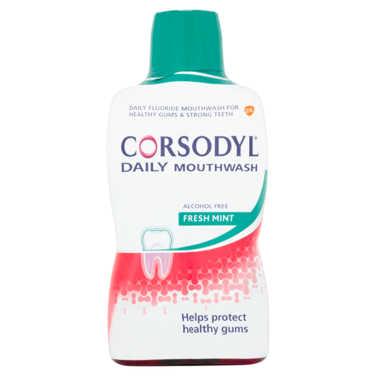 Corsodyl Daily Fresh Mint Mouthwash (500ml)