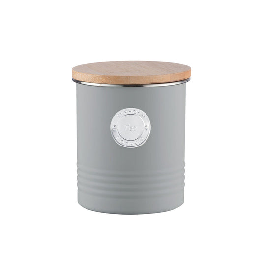 BOÎTE DE RANGEMENT POUR THÉ TYPHOON 1L COUVERCLE BAMBOU JOINT SILICONE