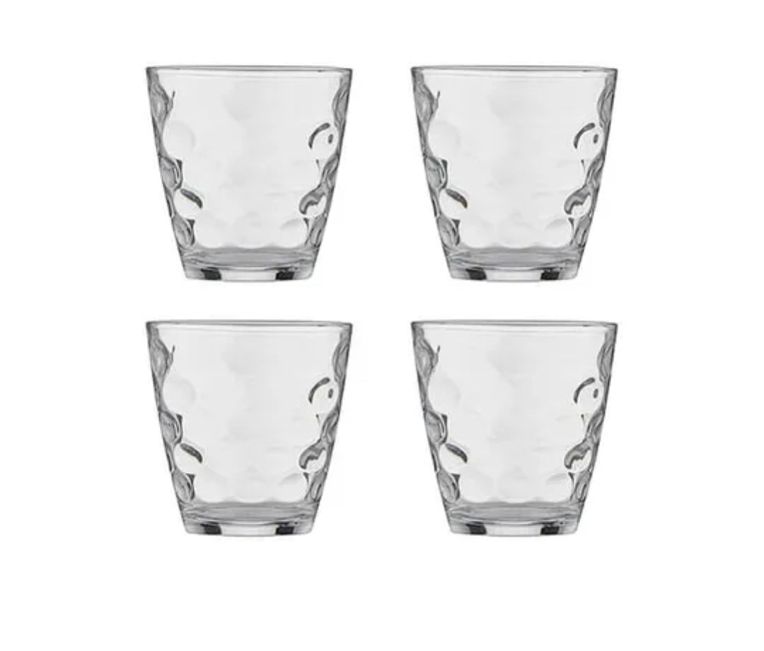 Ravenhead Essentials 300ml Set Of 4 Disco Mixer Glass