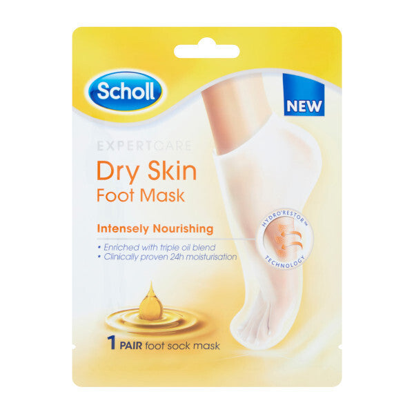 Scholl Foot Mask Intensely Nourishing/ 1 Pair/ One Size