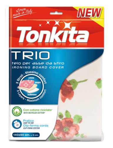 Tonkita Trio Ironing Board Cover 140 x 50cm