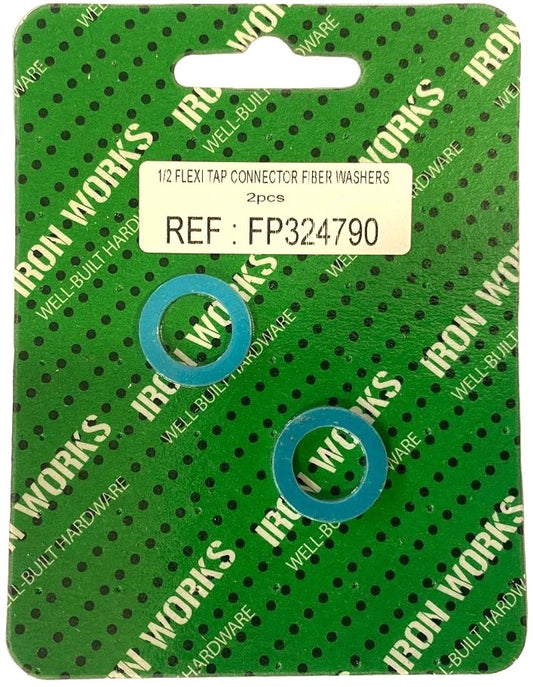 4856 - FP324790 - JOINTS POUR RACCORD FLEXIBLE DE ROBINET 1/2 FIBRE 11 joints (LOT DE 2)