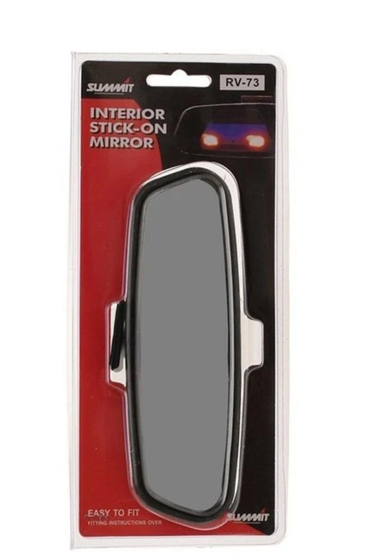 Summit Universal Interior Non Dipping Rear View Stick On Mirror Genuine