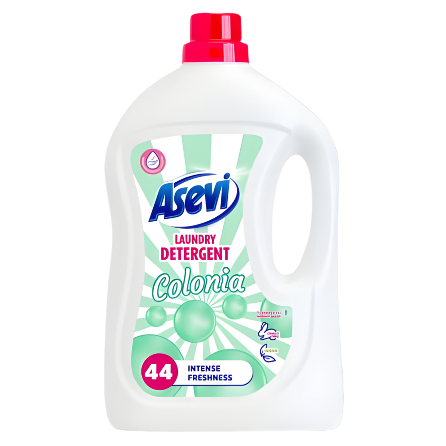Asevi Laundry Detergent Colonia Concentrated White Fabrics 44 Washes 2.376ltr