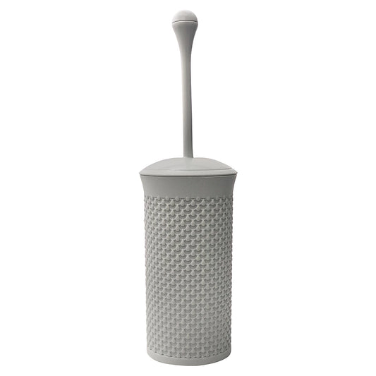 Brosse de toilette en plastique JVL Droplette Design, taille unique, grise