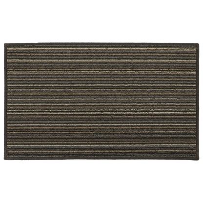 Jvl Arona Indoor Washable Mat 50x80cm Black, Brown
