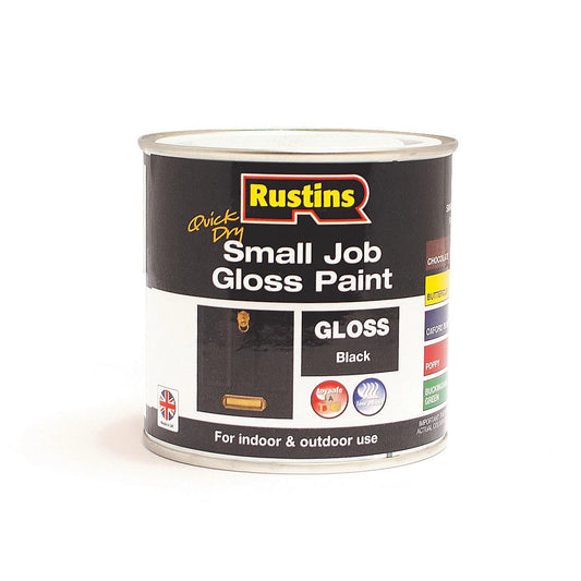 Peinture Brillante Petits Travaux Rustins - Noir 250ml