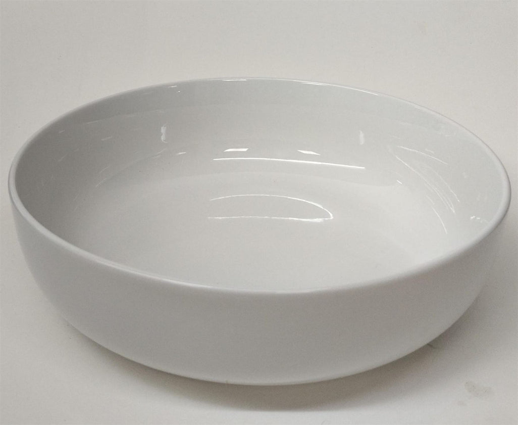CARNABY ISLINGTON ROUND WHITE PORCELAIN PASTA BOWL 8" / 21CM.