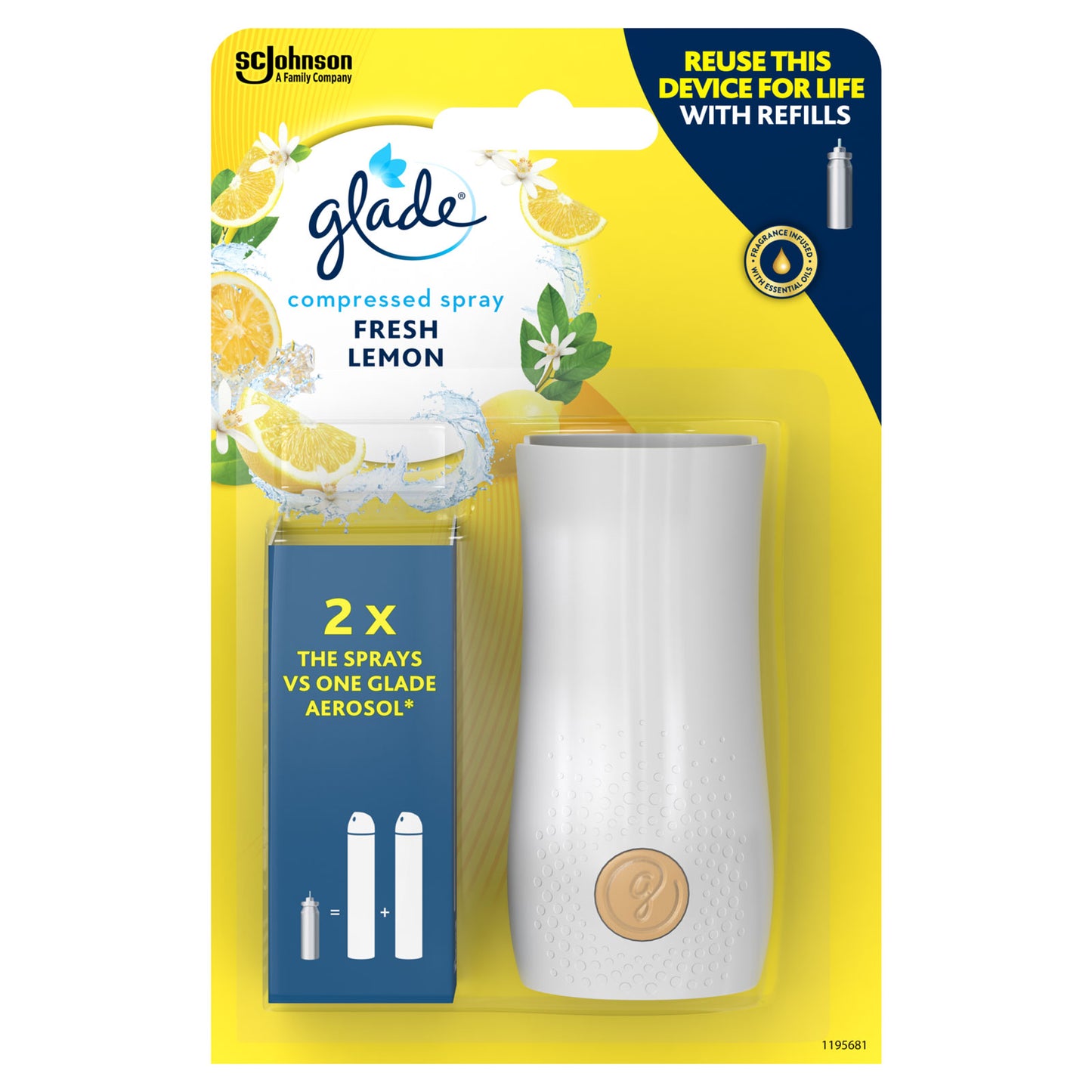 Glade Touch & Fresh Lemon Air Freshener 10 ml