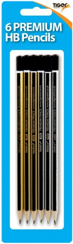TIGER HB 6 Pencils Blister pack - 301533