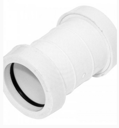4719 - FP820380 - RACCORD DROIT À GLISSEMENT RAPIDE BLANC 1 1/4 32MM (P4545)