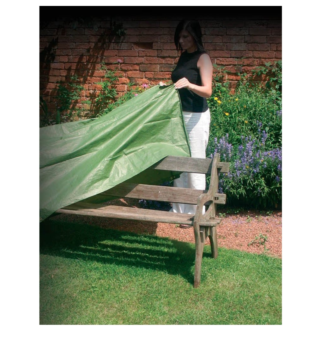 Housse de banc 3 places Kingfisher Large Vert Meuble de jardin imperméable