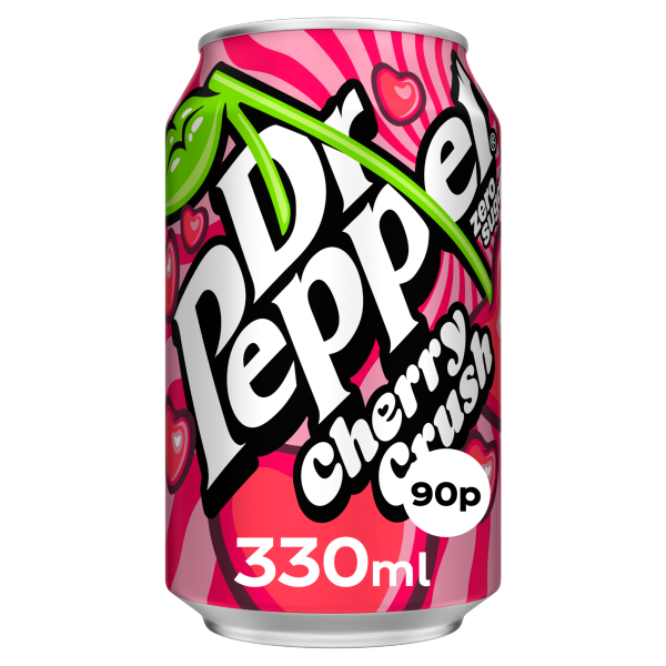Dr Pepper Zero Cherry Crush 330ml  Can