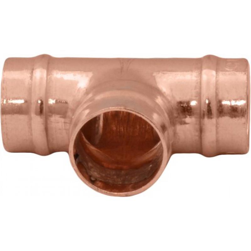 CENTURION Té égal en cuivre à souder 22mm