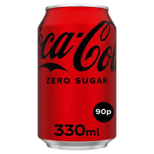 Coca-Cola Zero Sugar PM 90p Can
330ml