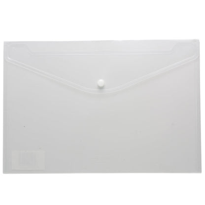 Eco Pack 5 Portefeuilles à Bouton-Pression A4 50% Recyclés