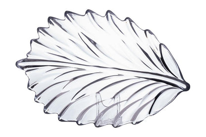 Crystal Glass Fruit Plate  for Dining Serving 42x30x6.5 cm