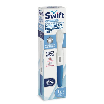 TEST DE GROSSESSE PRÉCOCE SWIFT MIDSTREAM 1PCE