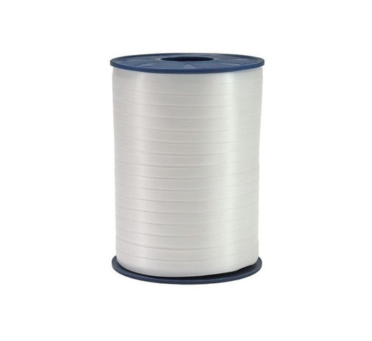 Prasent 500m x 5mm WHITE CURLING RIBBON