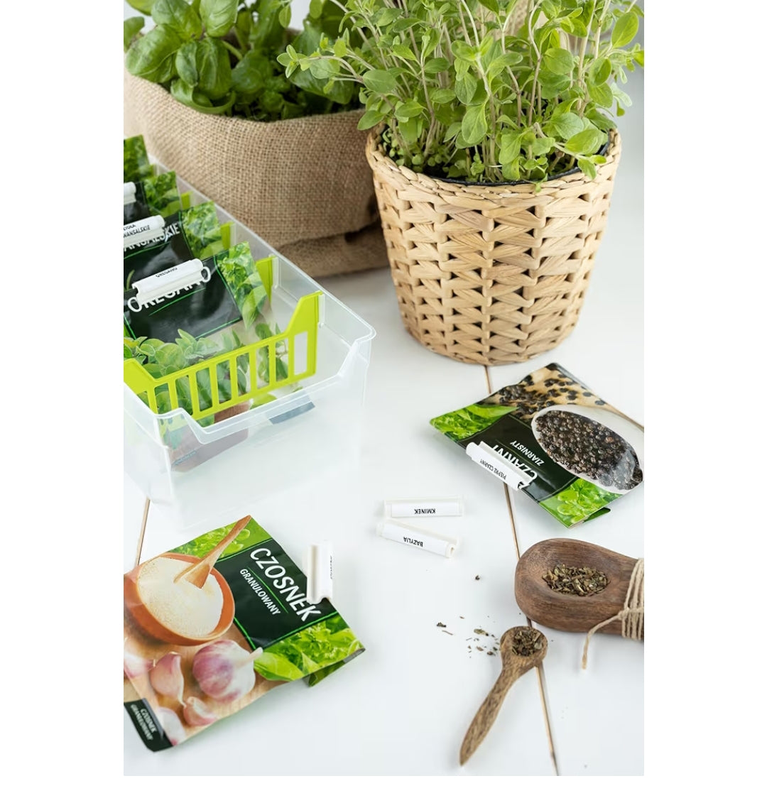 BranQ kitchen organiser, plastic, green, 30.3 x 12.8 x 8 cm