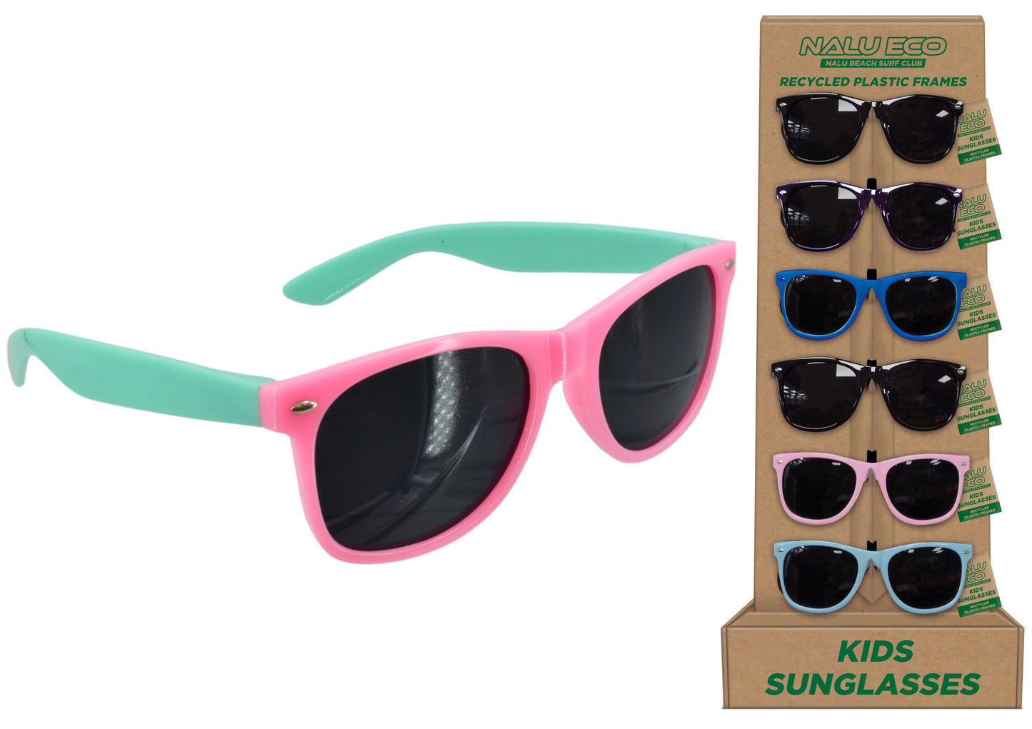 Recycled Abs Kid's Sunglasses Assorted