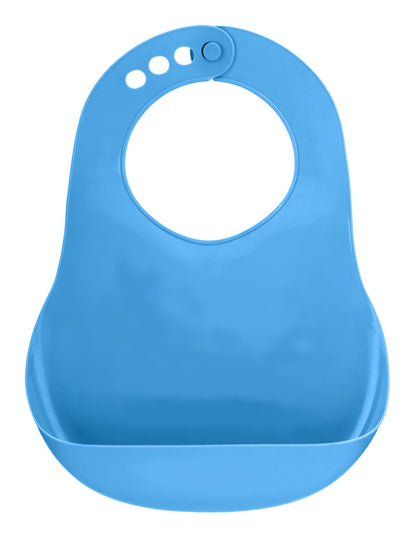 Baby Pipkins 2pk Easy Clean Plastic Bib Assorted Colours