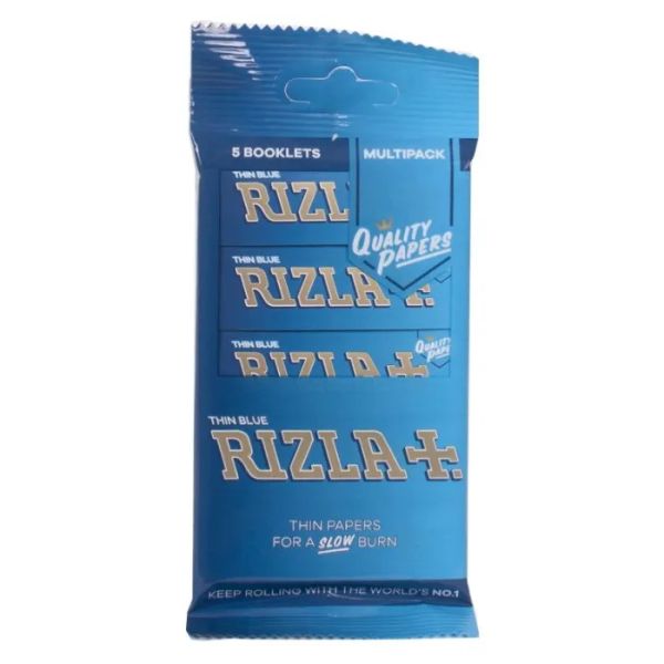 Rizla Thin Blue - 5 Booklets