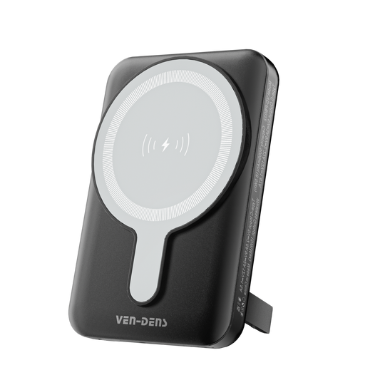 Ven-Dens 5000mah Magnetic Wireless Powerbank with Stand