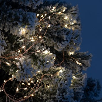 Christmas Workshop 8M 680 Micro LED Rose Gold Cluster String Lights