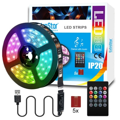 RUBAN LED RGB 3m EXTRASTAR