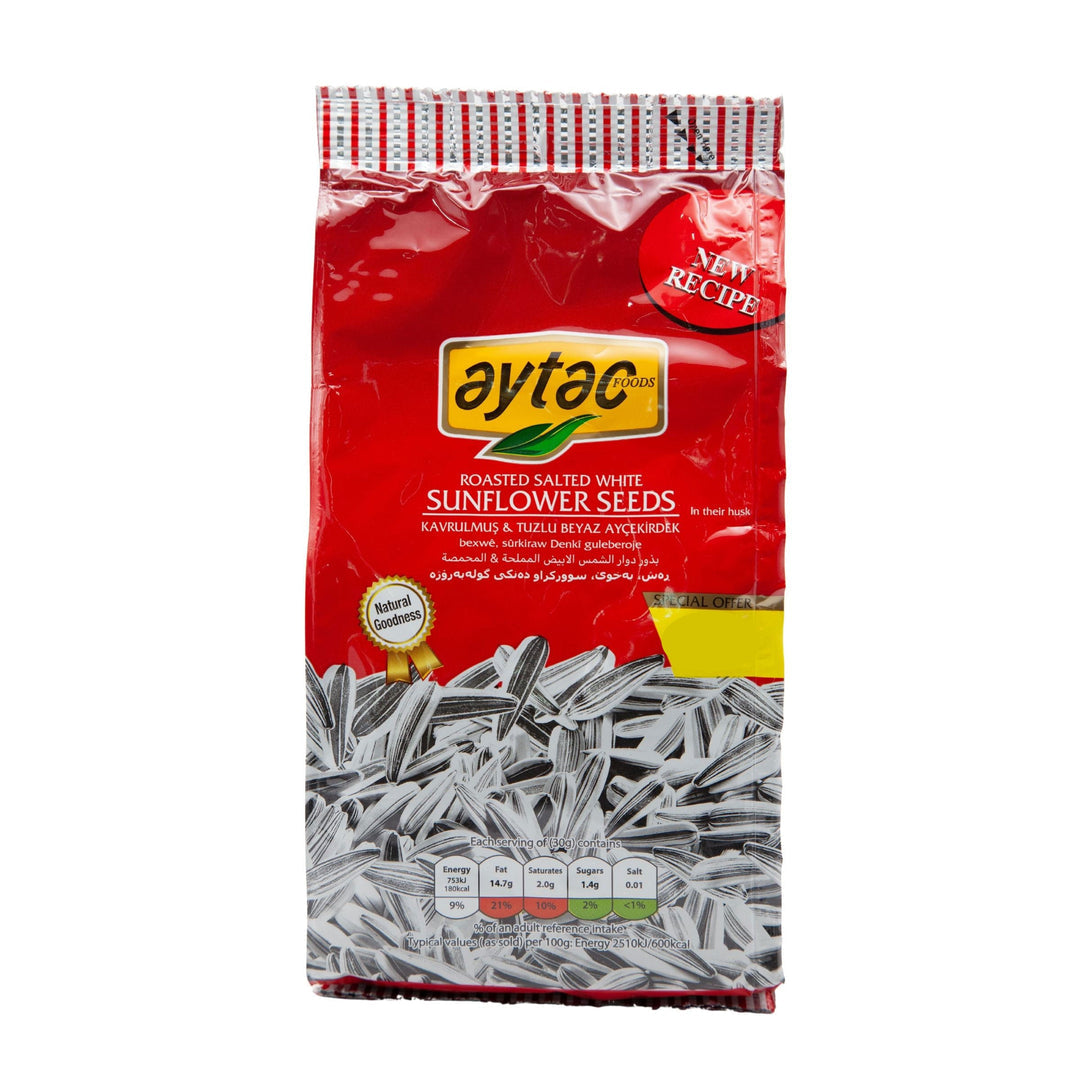 Aytac Salted and Roasted White Sunflower Seeds 70g