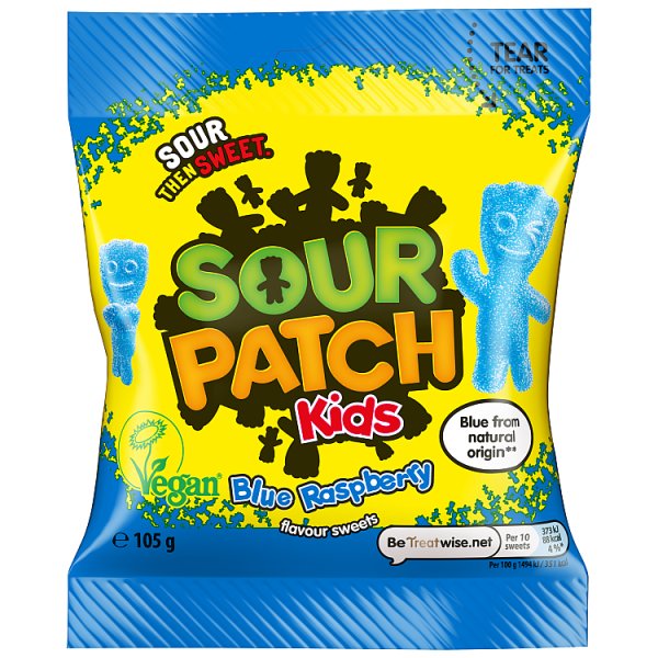 Sour Patch Kids Blue Raspberry Candy 105g