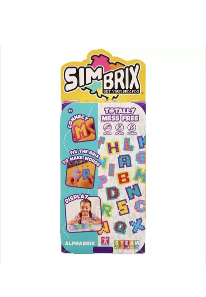 Simbrix Alphabrix 350+ Briques Créativité Arts et Loisirs Créatifs Jouet