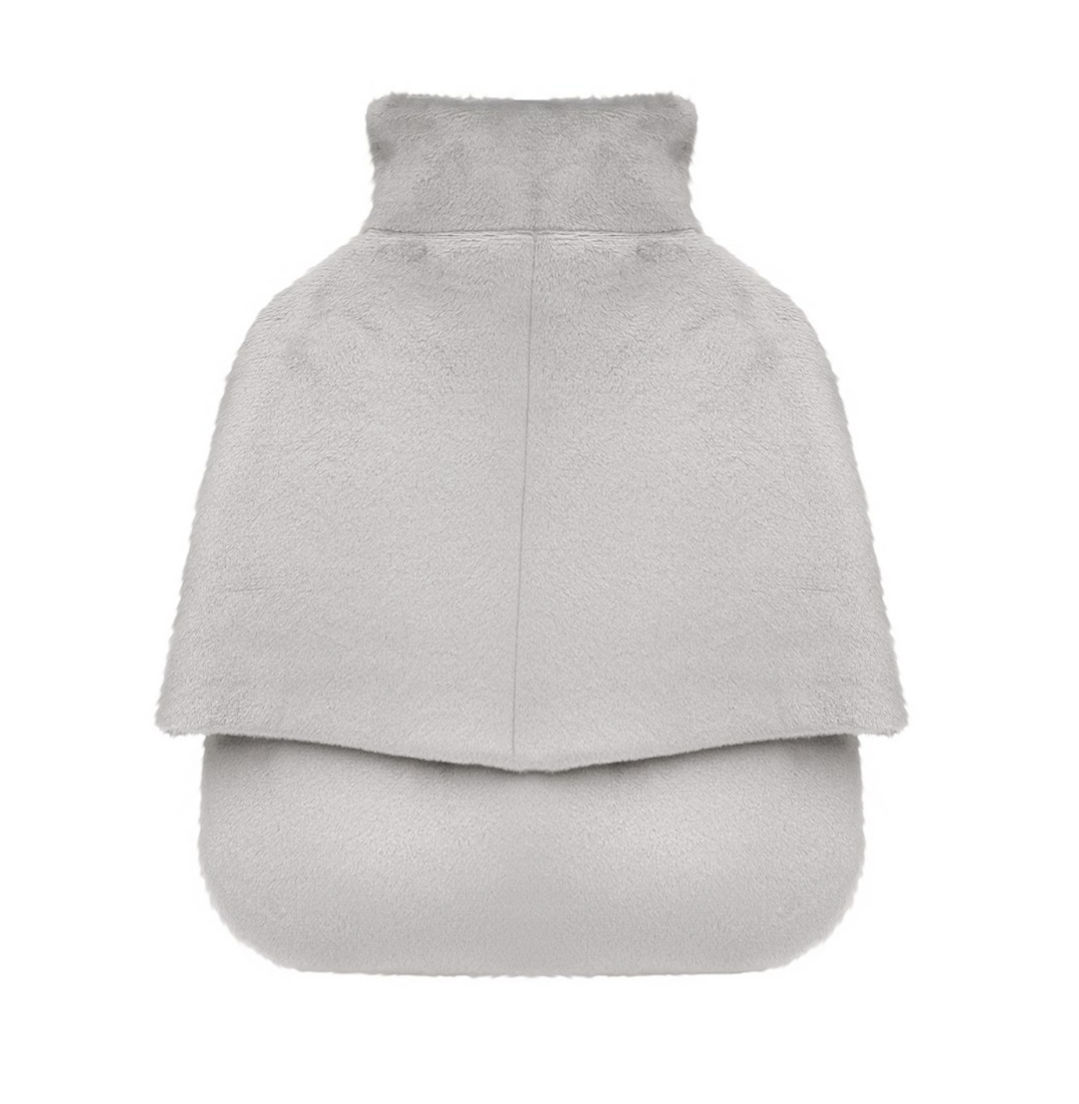 SlumberzzZ. Silver Fleece 2L Hot Water Bottle Feet Warmer