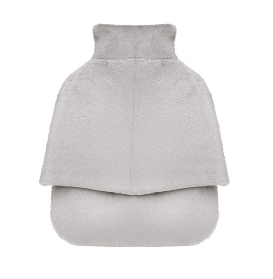 SlumberzzZ. Chauffe-pieds pour bouillotte 2 L en polaire argentée