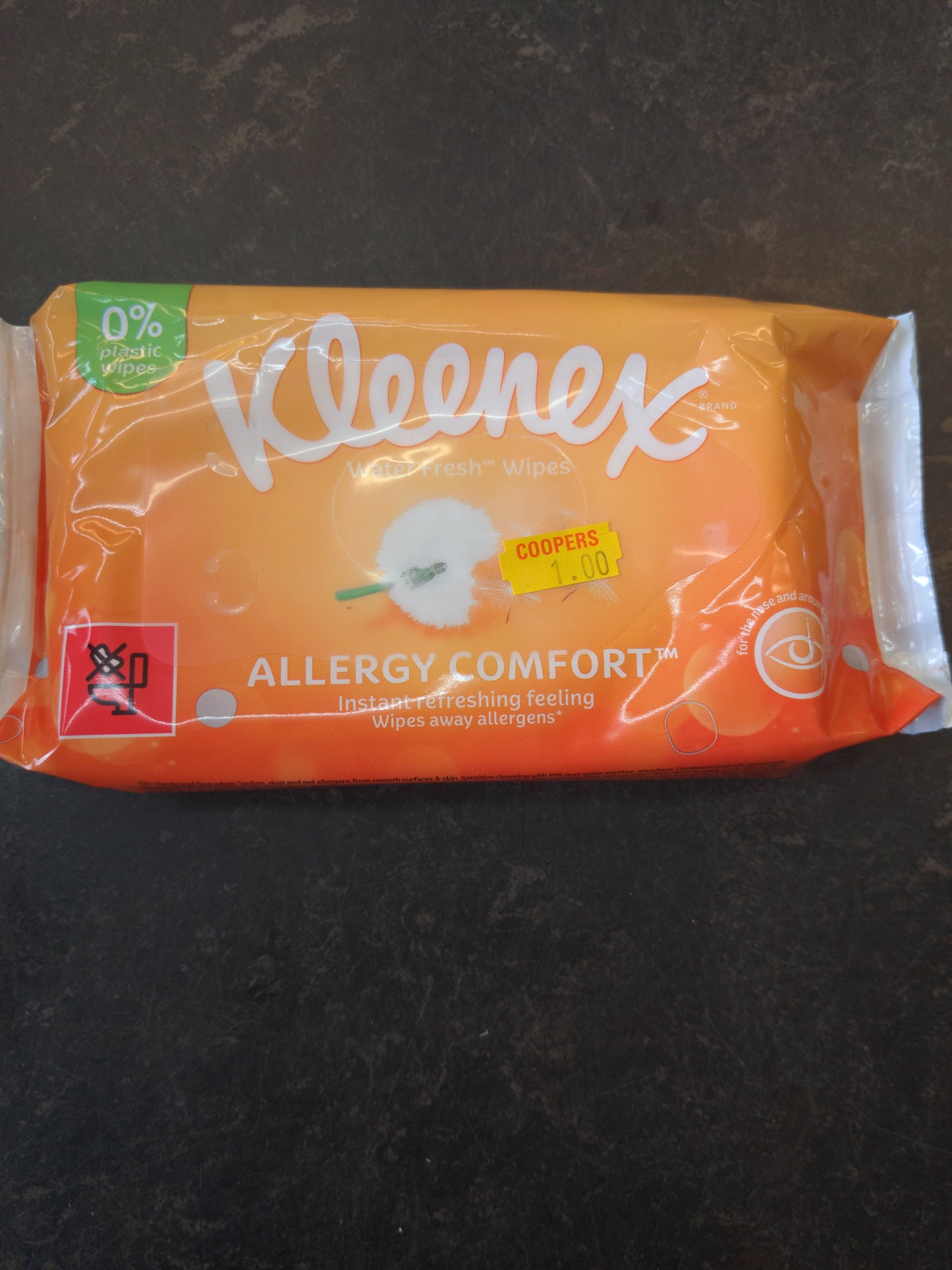 Kleenex water fresh wipes  Allergy comfort 40