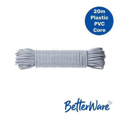 B/Ware 20m PVC Core Clothesline Assorted