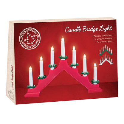 The Christmas Workshop Plastic Candle Bridge - Assorted Colours