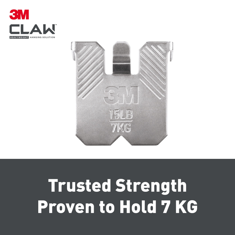3M CLAW Drywall Picture Hanger 7kg 2pk 3PH7-2UKN