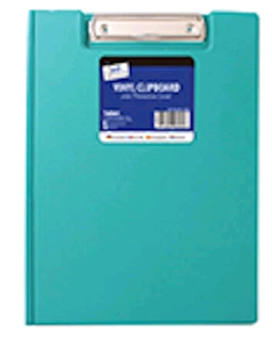 Vinyl Clipboard & Cover - Assorted Colour