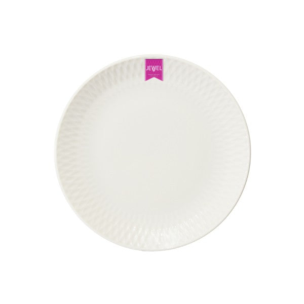 Dunlevy 10.5" Dinner Plate Jewel White Tableware