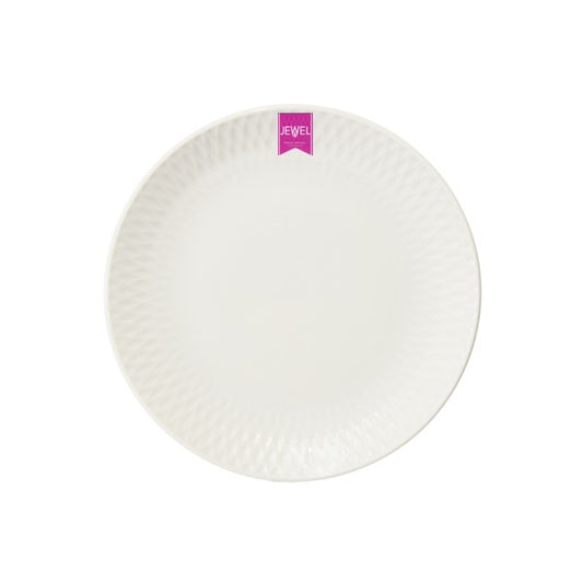 Dunlevy 10.5" Dinner Plate Jewel White Tableware