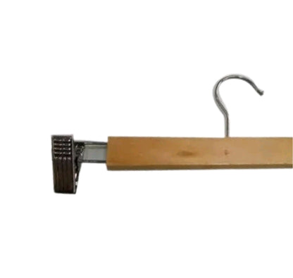 Adorn Wooden Trouser Hangers Non Slip Clothes