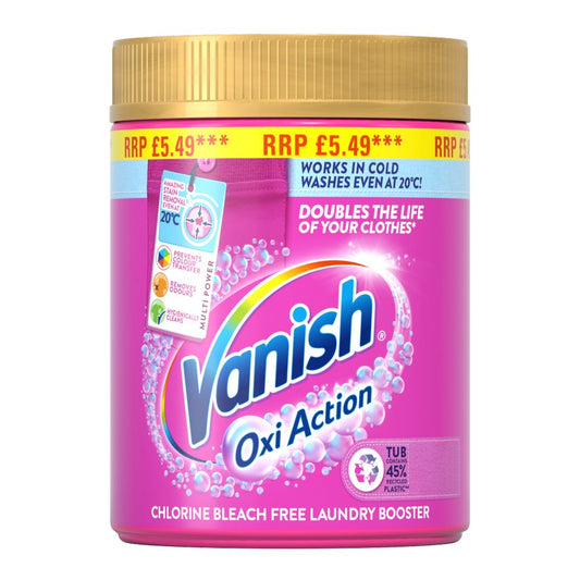 Vanish Lessive Additif Poudre Détachant Couleurs 6x470g PMP
